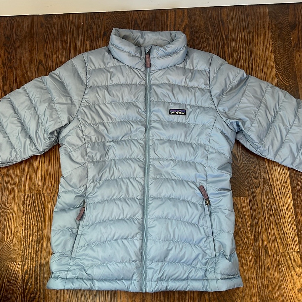 Patagonia Dusty Light Blue Quilted Jacket